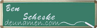 Ben Scheske Visitenkarte